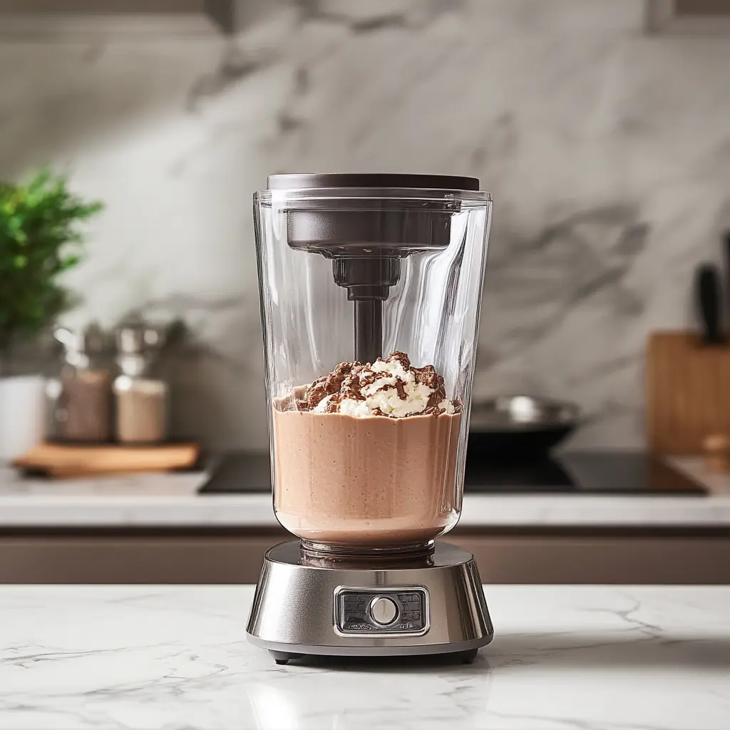 chocolate cottage cheese ice cream blend